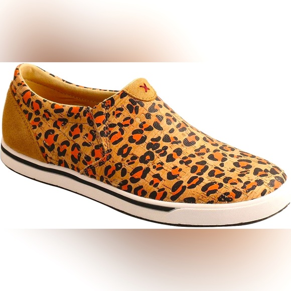 TWISTED X GIRLS' LEOPARD PRINT CASUAL SHOES - MOC TOE - Picture 7 of 16